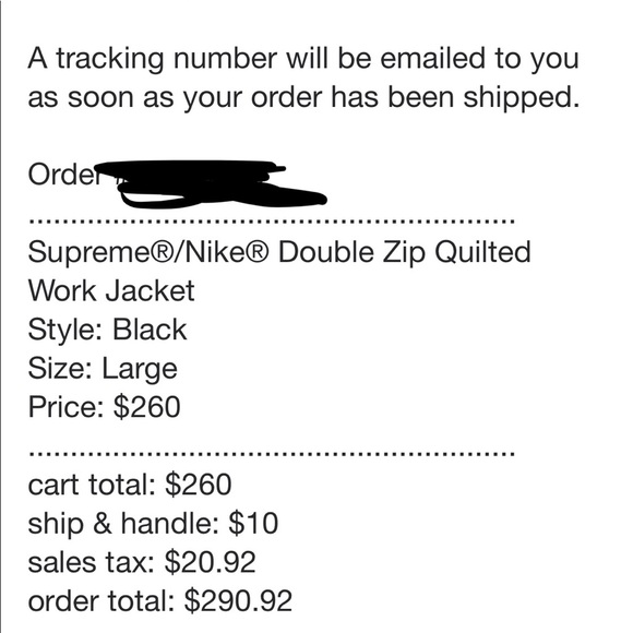 Supreme x Nike work jacket - Picture 2 of 2